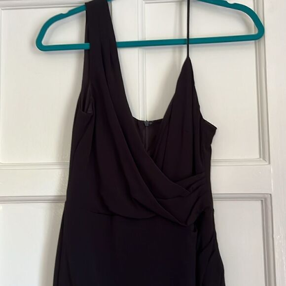 Nicole Miller Atelier black LBD asymmetrical - Picture 2 of 5